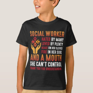 Camiseta Trabalhadora Social Educadora Menina de Trabalho S