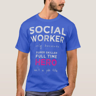 Camiseta Trabalhadora Social Para Mulheres Oferece Trabalho