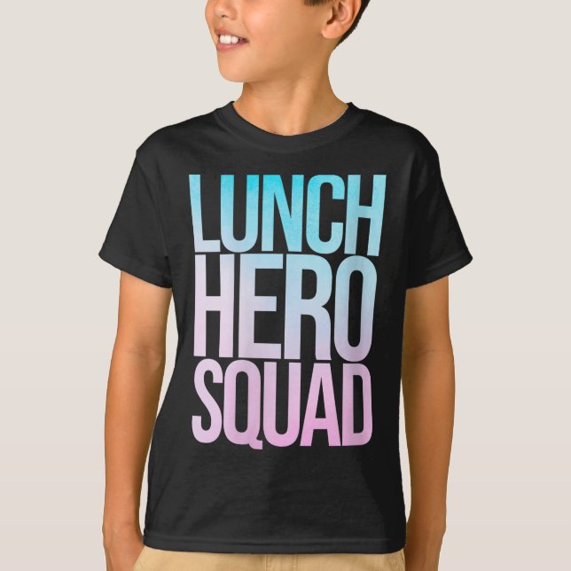 Camiseta Trabalhadoras de Cafeteria de Almoço da Escola de  (Frente)