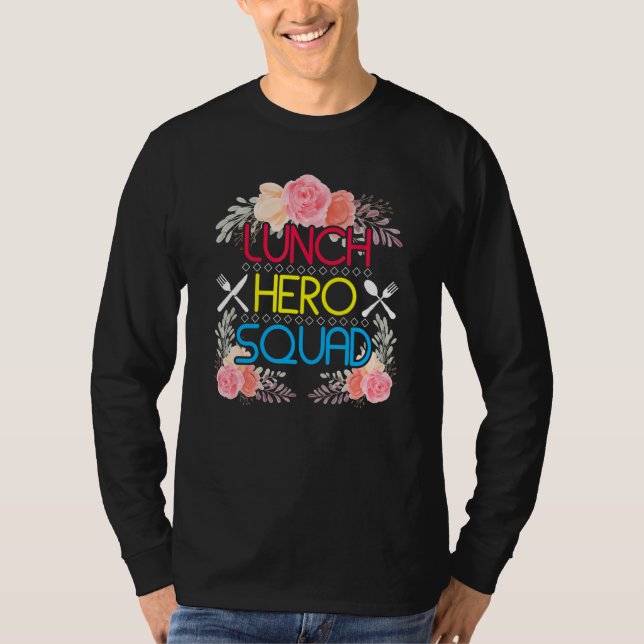 Camiseta Trabalhadores de cantinas de hero Squad na escola (Frente)