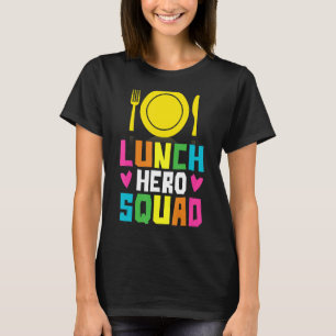 Camiseta Trabalhadores de cantinas de hero Squad no almoço