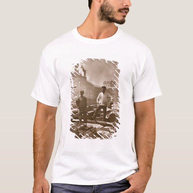 Camiseta Trabalhadores "na estrada silenciosa", 'da vida de (Frente)