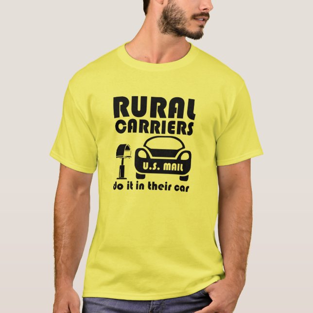 Camiseta Trabalhadores Postais De Transporte Rural Fazem-No (Frente)