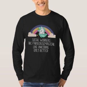Camiseta Trabalhadores Sociais São Como Unicórnios  Trabalh