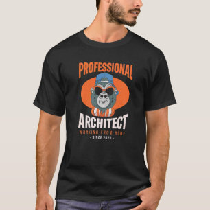 Camiseta Trabalhando a partir da arquitetura Home Architect