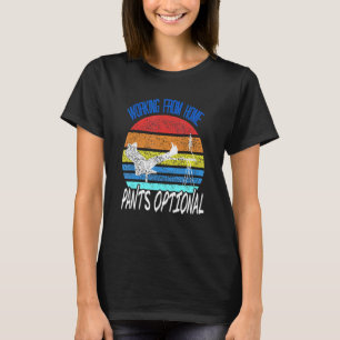 Camiseta Trabalhando De Calças Opcional Designs Retro Pre