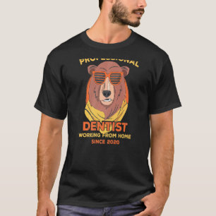Camiseta Trabalhando Do Pai De Dentista Dental Residencial
