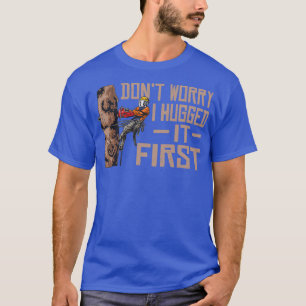 Camiseta Trabalhando em madeira Donx27t Preocupada Eu o abr