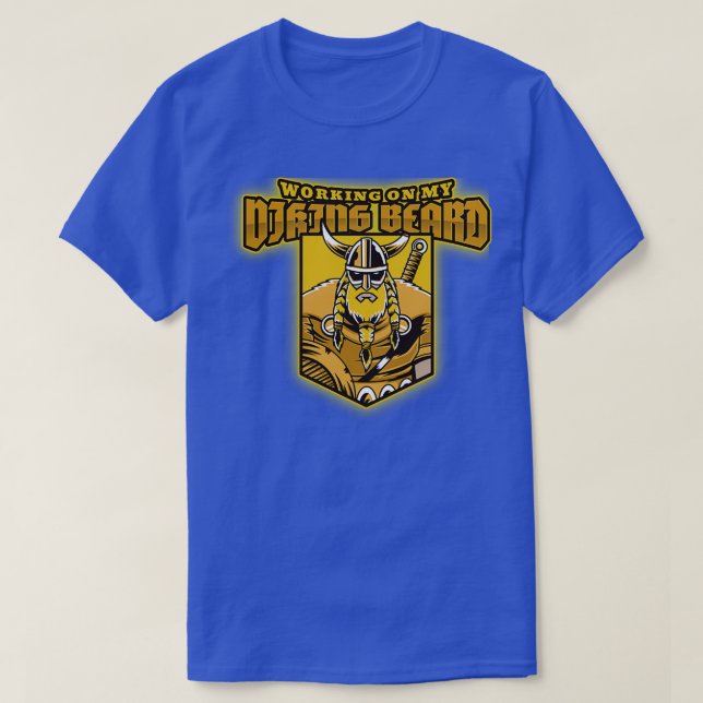 Camiseta Trabalhando em My Viking Beard Classic TSirt (Frente do Design)