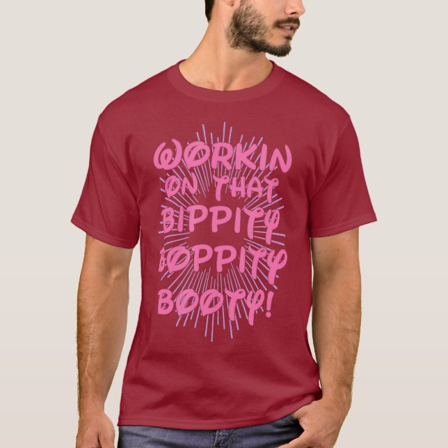 Camiseta Trabalhando Naquela Bootada Boppity - Gym (Frente)