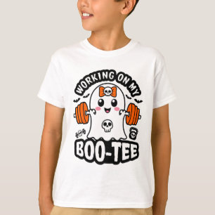 Camiseta Trabalhando no meu Morto de Tee Halloween Levanta 