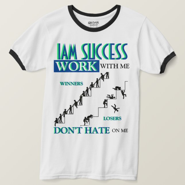 CAMISETA TRABALHAR COMIGO (Frente do Design)