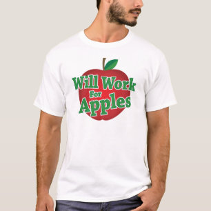 Camiseta Trabalhará para maçãs