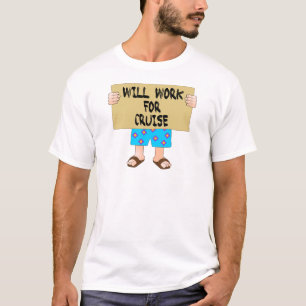 Camiseta Trabalhará para o cruzeiro