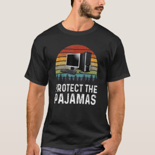 Camiseta Trabalhe A Partir De Casa Proteja O Funcionário Vi