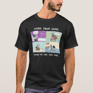 Camiseta Trabalhe de Casa 2020 2021 Homens & Mulheres
