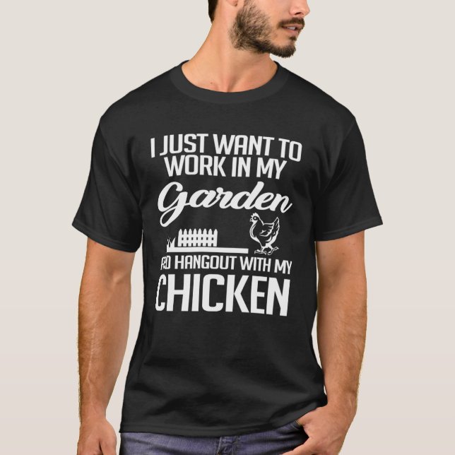 Camiseta Trabalhe no meu jardim e relaxe com as minhas gali (Frente)