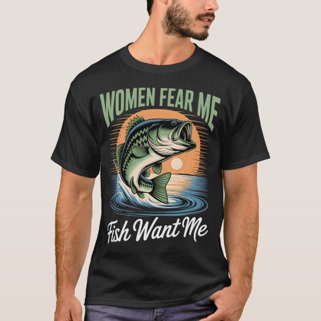 Camiseta Trabalhe para Viver Viva para Pescar (Frente)