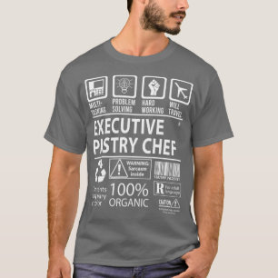 Camiseta Trabalho Certificado de Multitarefa para Chef Exec