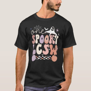 Camiseta Trabalho Clínico Social Licenciado de Halloween da