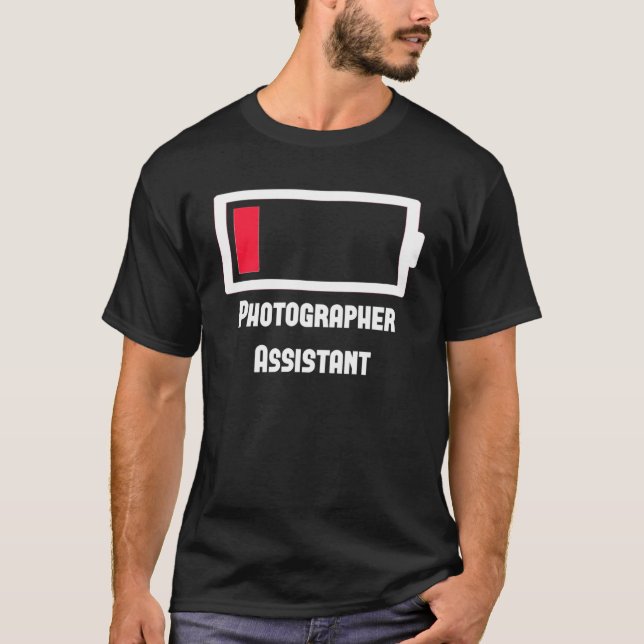 Camiseta Trabalho com Baixa Ocupação de Bateria Gabinete Fo (Frente)