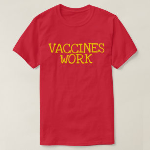 Camiseta Trabalho das vacinas