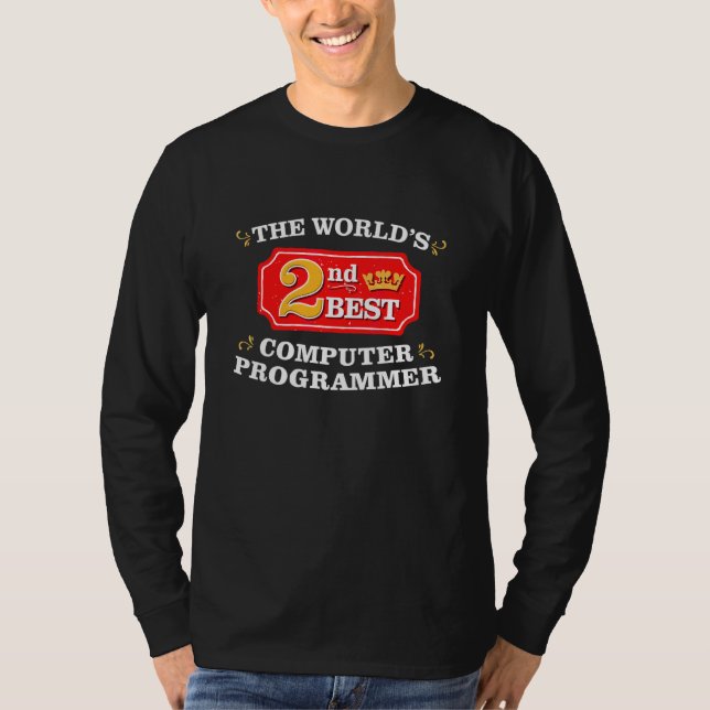 Camiseta Trabalho de Apreciação de Geek de Codificador do P (Frente)
