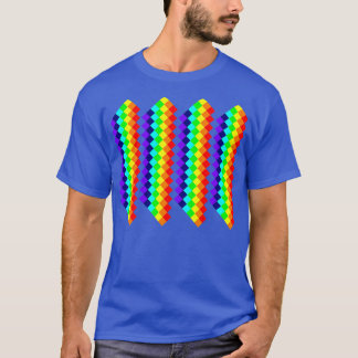 Camiseta Trabalho de arte arco-íris