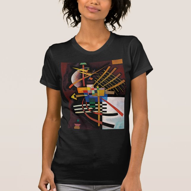 Camiseta Trabalho de arte Clássico de Pintura de Abstrato K (Frente)