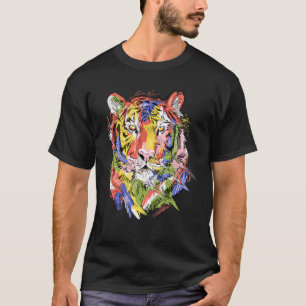 Camiseta Trabalho de arte de amante de os animais de de art