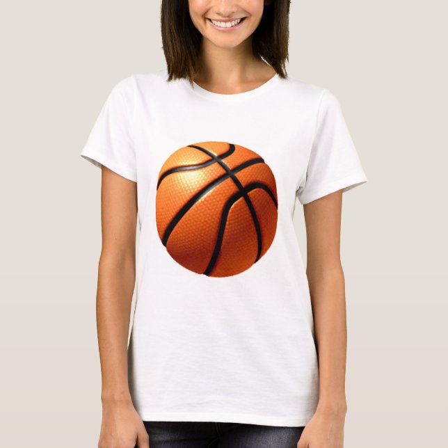 Camiseta Trabalho de arte de basquetebol (Frente)