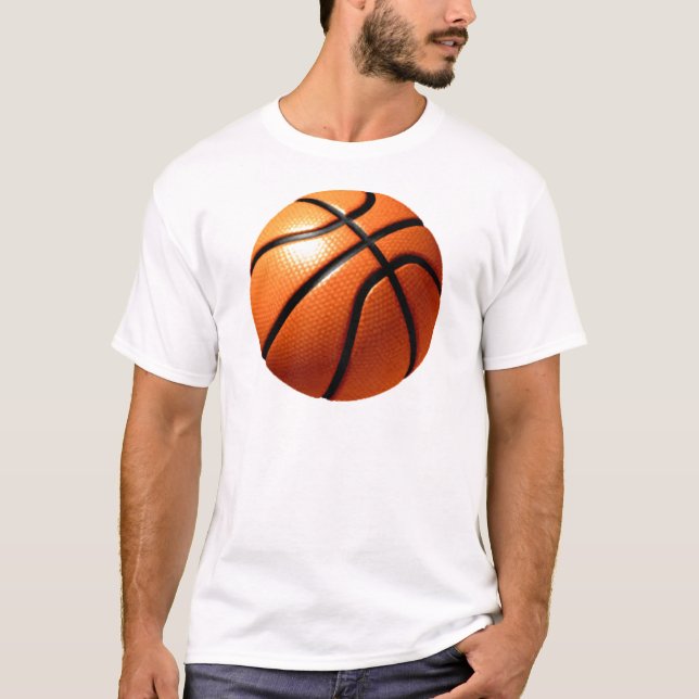 Camiseta Trabalho de arte de basquetebol (Frente)