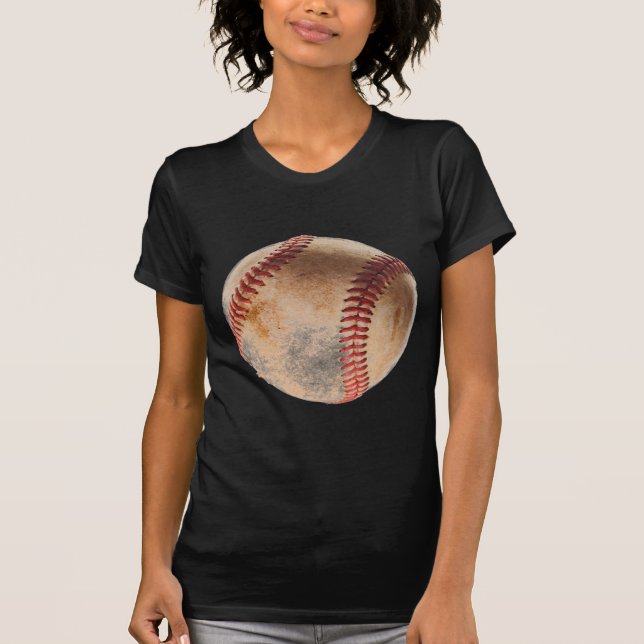 Camiseta Trabalho de arte de beisebol (Frente)