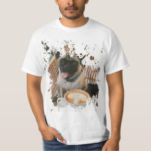 Camiseta Trabalho de arte de Cachorro bonito