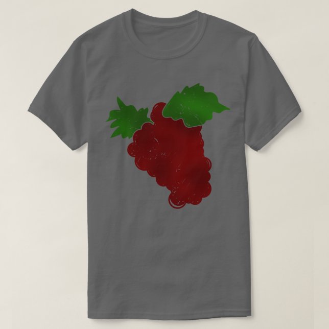Camiseta trabalho de arte de fruta 1 (Frente do Design)