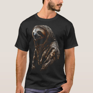 Camiseta Trabalho de arte de Lã - Amantes de os animais Art