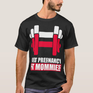 Camiseta Trabalho de arte de Levantamento da Gravidez Motiv