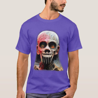 Camiseta Trabalho de arte de metal preto Extreme