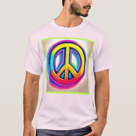 Camiseta Trabalho de arte de Paz Vibrante
