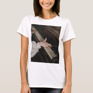Camiseta Trabalho de arte de Piano Incrível