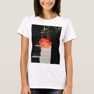 Camiseta Trabalho de arte de Piano Incrível