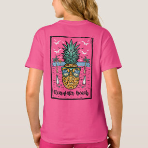 Camiseta Trabalho de arte de praia de Clearwater de ambos o