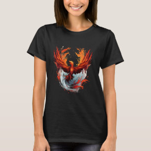 Camiseta Trabalho de arte de Rejuvenescimento Phoenix Fireb