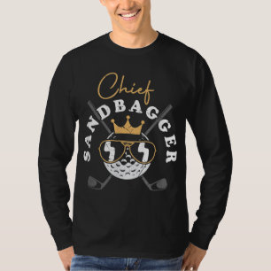 Camiseta Trabalho de arte De Sandbagger Chefe Para Um Jogad