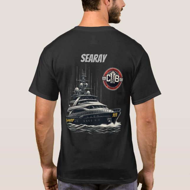 Camiseta Trabalho de arte de T-Shirt Searay (Verso)