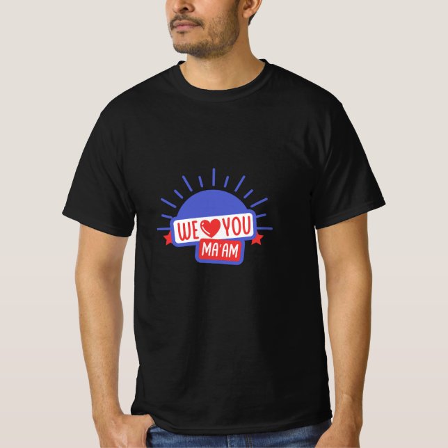 Camiseta Trabalho de arte de tipografia (Frente)