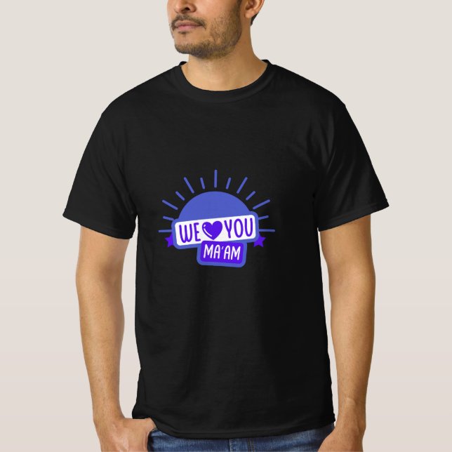 Camiseta Trabalho de arte de tipografia (Frente)