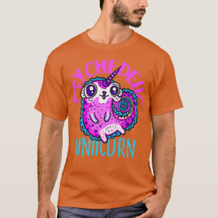 Camiseta Trabalho de arte de Unicórnio Psicélico Louco