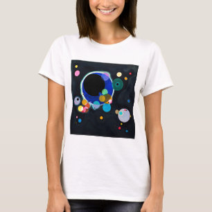 Camiseta Trabalho de arte de Vários Círculos do Kandinsky