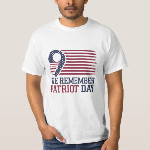 Camiseta Trabalho de arte do Orgulho Americano para o Dia P